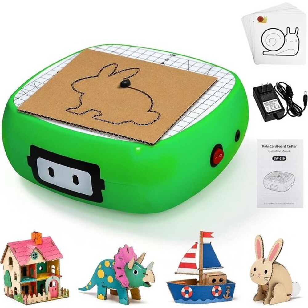 Cardboard Cutter for Kids, Safe Electric Cutting Machine for DIY